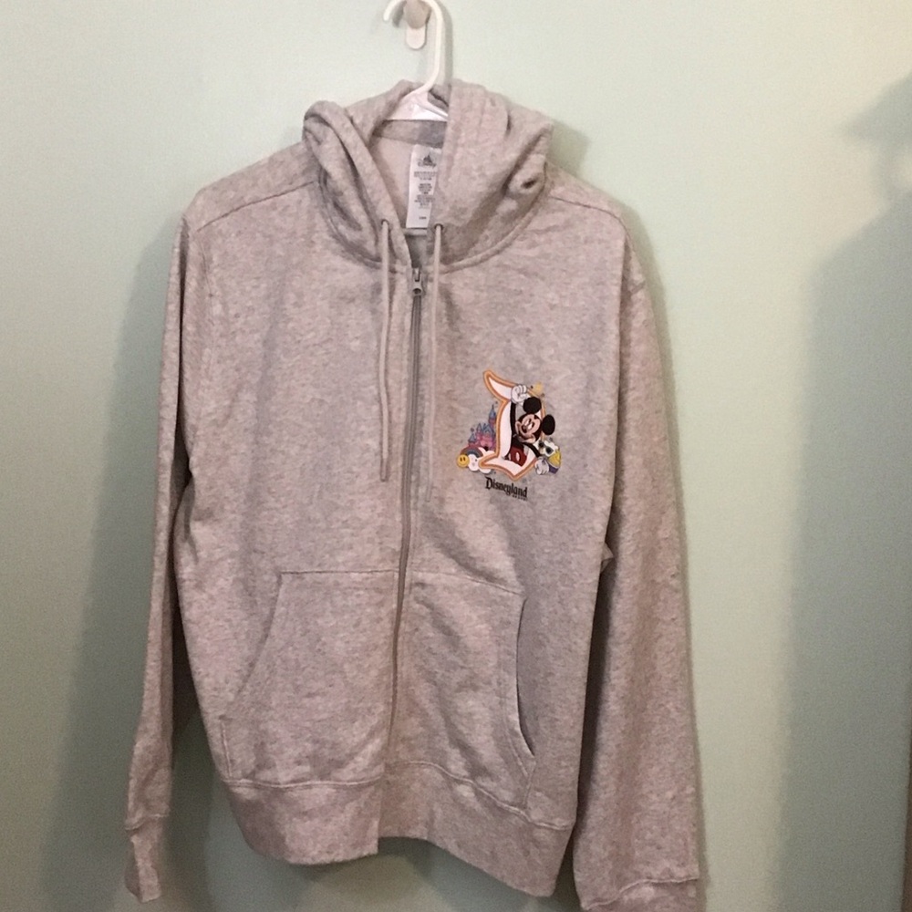 Disney Gray Hoodie with Colorful Graphic